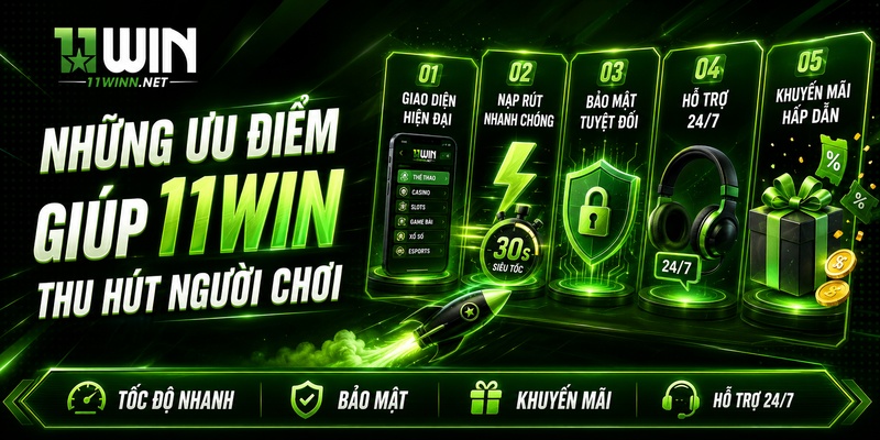 11WIN Massmining - Thiên Đường Giải Trí Đỉnh Cao Mùa World Cup 2026 3 Những ưu điểm giúp 11WIN thu hút người chơi